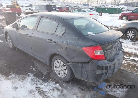2012 Honda Civic Lx from USA, damaged, VIN 19XFB2F54CE334000